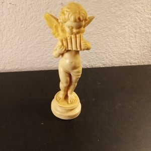 GORGEOUS Santini Carved 5" Cherub Angel Made in Italy